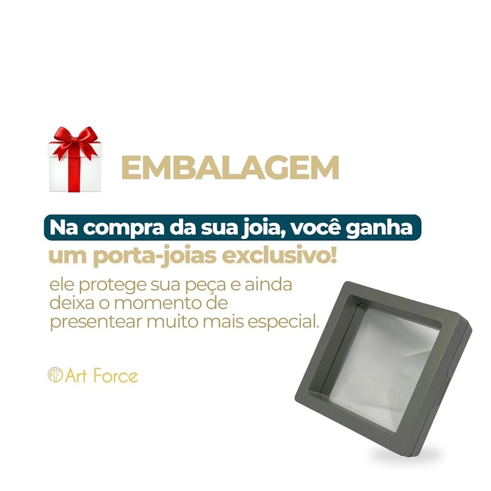 Colar Letras Personalizadas Folheado Ouro18k Prata 950 Fivela Luxo - Art Force Semijoias miniatura 5